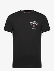 Tommy Hilfiger - ARCH VARSITY TEE - basic t-shirts - black - 0