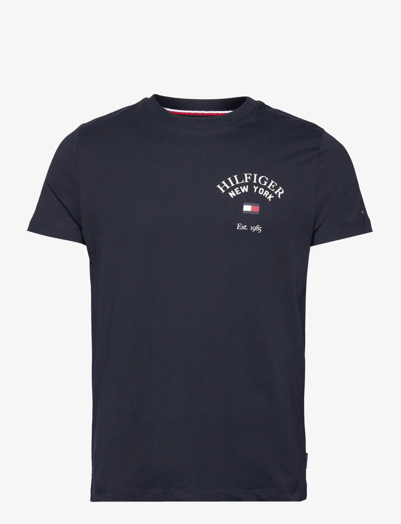 Tommy Hilfiger - ARCH VARSITY TEE - basic t-shirts - desert sky - 0