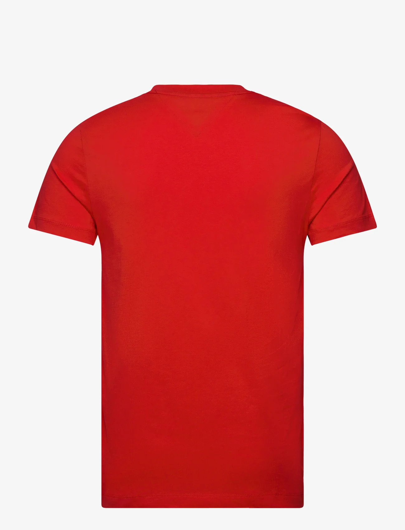 Tommy Hilfiger - ARCH VARSITY TEE - basis-t-skjorter - fierce red - 1