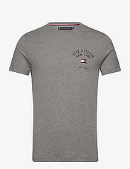 Tommy Hilfiger - ARCH VARSITY TEE - basic t-shirts - medium grey heather - 0