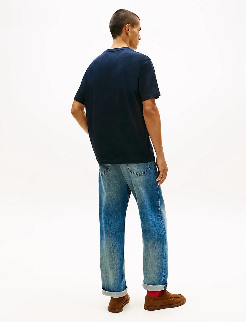 Tommy Hilfiger - SCRIPT LOGO TEE - short-sleeved t-shirts - desert sky - 3