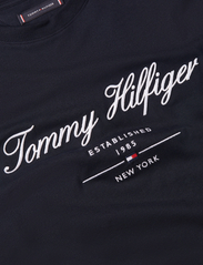 Tommy Hilfiger - SCRIPT LOGO TEE - kortermede t-skjorter - desert sky - 6
