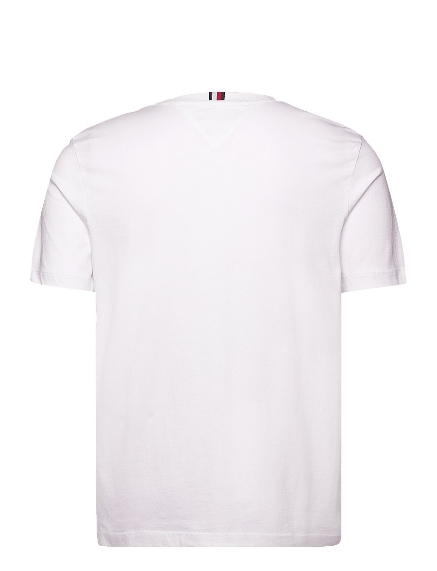 Tommy Hilfiger - SCRIPT LOGO TEE - kortærmede t-shirts - white - 2