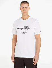 Tommy Hilfiger - SCRIPT LOGO TEE - lühikeste varrukatega t-särgid - white - 3