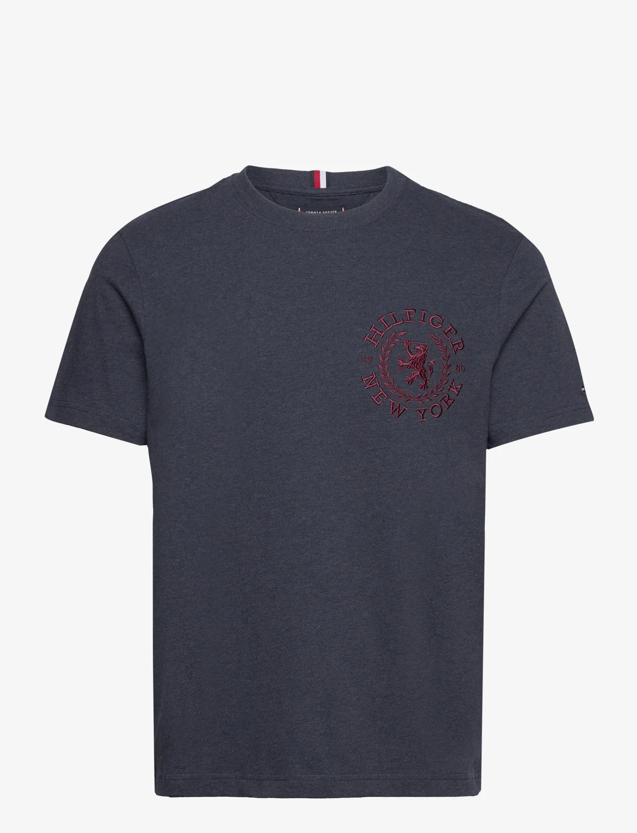 Tommy Hilfiger - ICON CREST TEE - basic t-shirts - desert sky/multi - 0