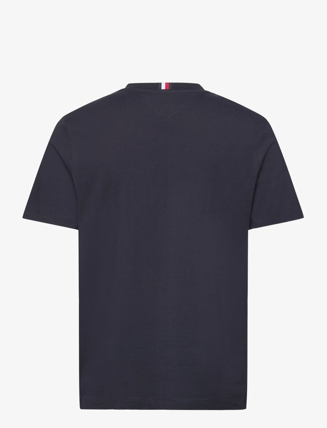 Tommy Hilfiger - MONOTYPE POCKET TEE - kortärmade t-shirts - desert sky - 1