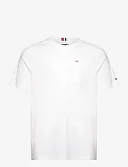 Tommy Hilfiger - MONOTYPE POCKET TEE - laisvalaikio marškinėliai - white - 0