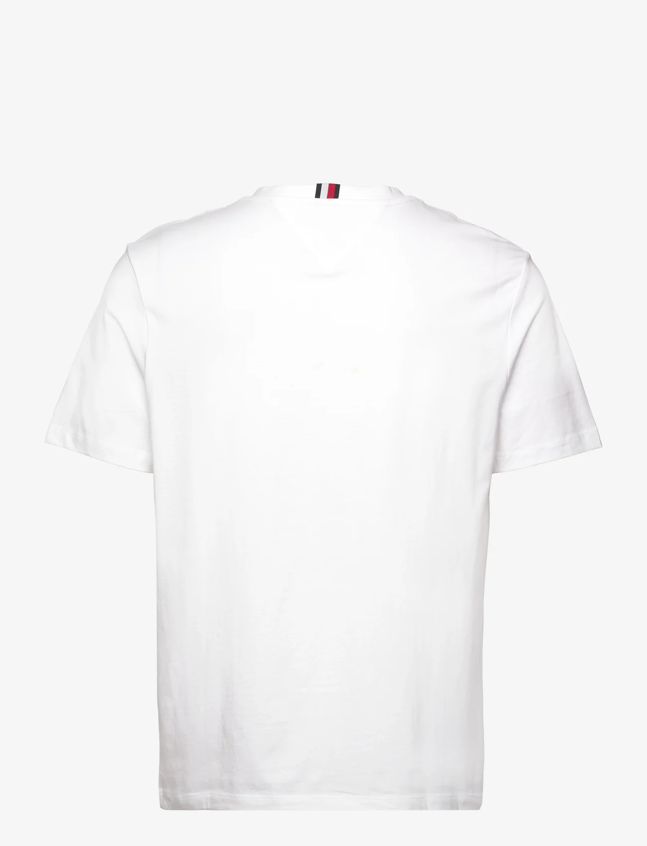 Tommy Hilfiger - MONOTYPE POCKET TEE - laisvalaikio marškinėliai - white - 1