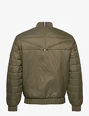 Tommy Hilfiger - PACKABLE RECYCLED QUILT BOMBER - lentejassen - army green - 1