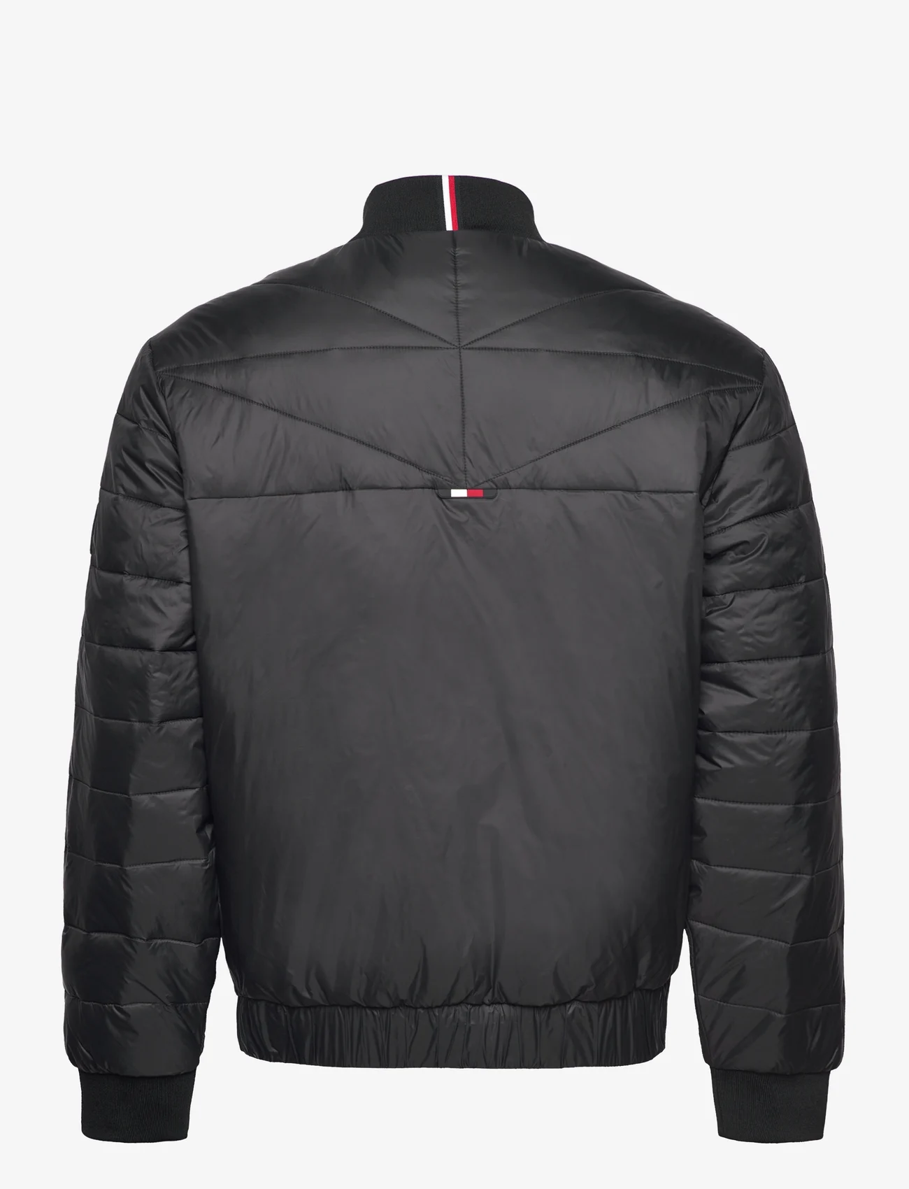 Tommy Hilfiger - PACKABLE RECYCLED QUILT BOMBER - kevättakit - black - 1