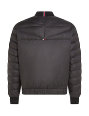 Tommy Hilfiger - PACKABLE RECYCLED QUILT BOMBER - kevättakit - black - 8