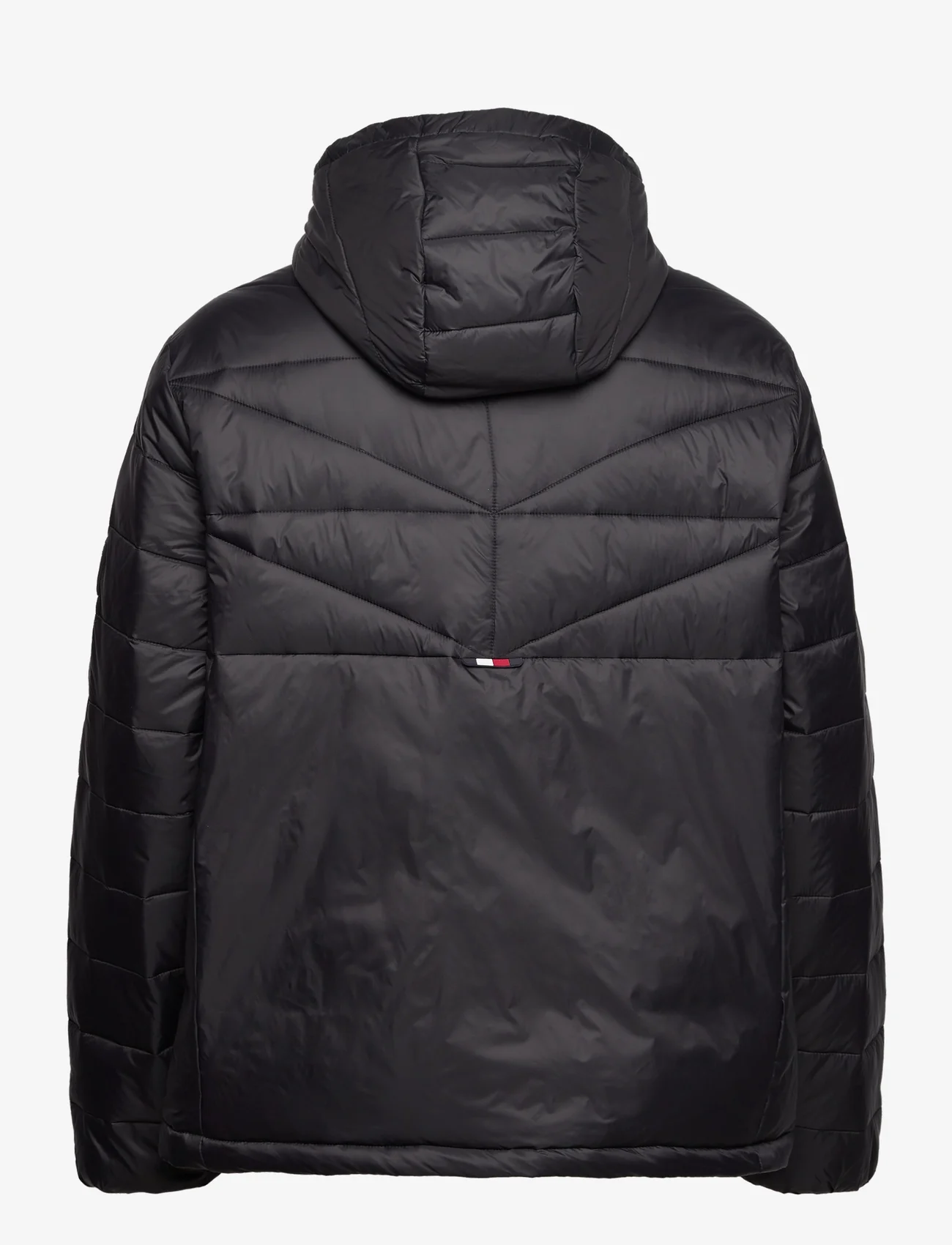 Tommy Hilfiger - PACKABLE RECYCLED QUILT HDD JKT - talvitakit - black - 1