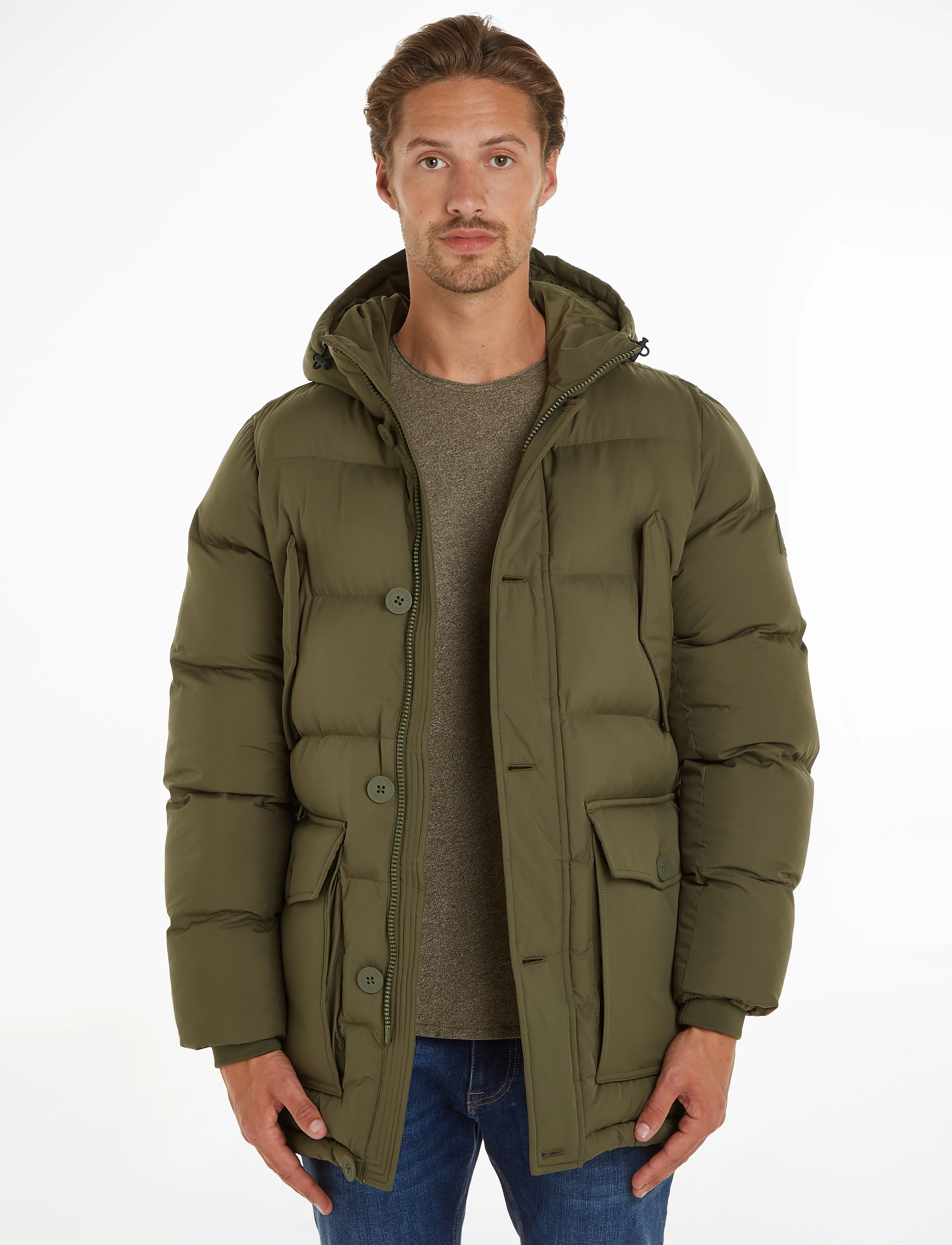 Tommy Hilfiger - CL ESSENTIAL ROCKIE PARKA - army green - 1