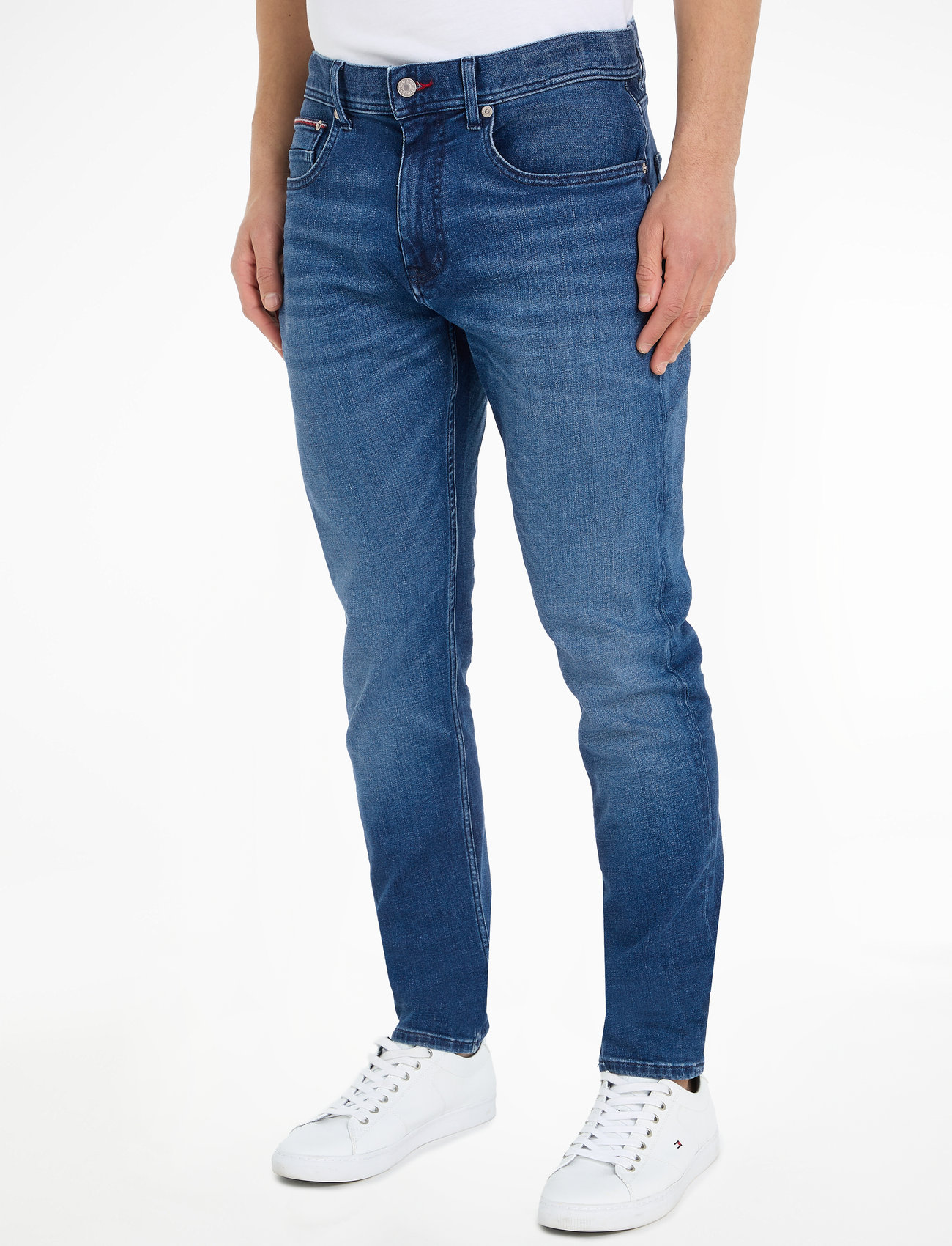 Tommy Hilfiger - TAPERED HOUSTON PSTR FADDEN BLUE - tapered jeans - fadden blue - 1