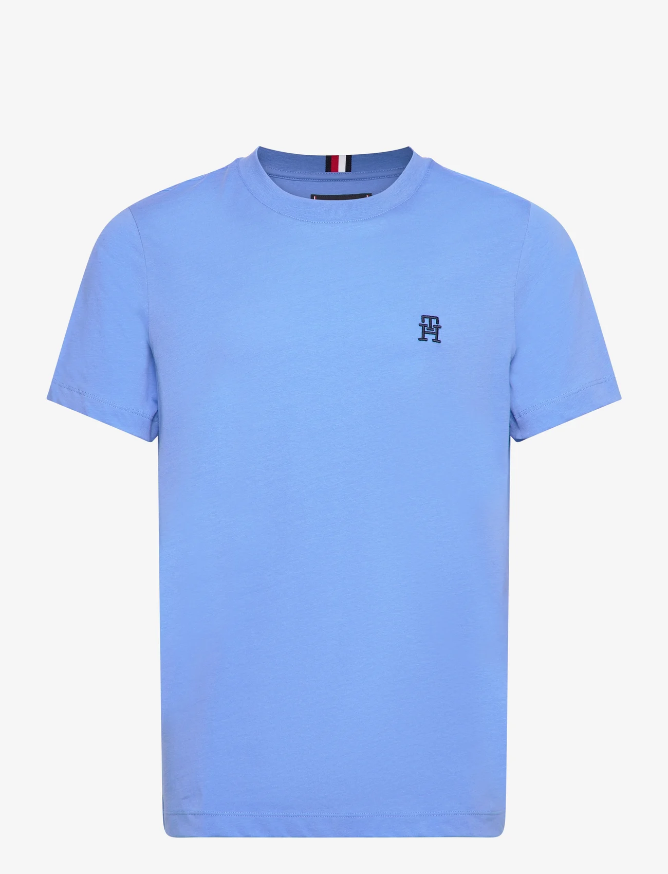 Tommy Hilfiger - MONOGRAM IMD TEE - basic t-shirts - blue spell - 0