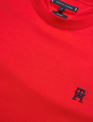 Tommy Hilfiger - MONOGRAM IMD TEE - laisvalaikio marškinėliai - fierce red - 2