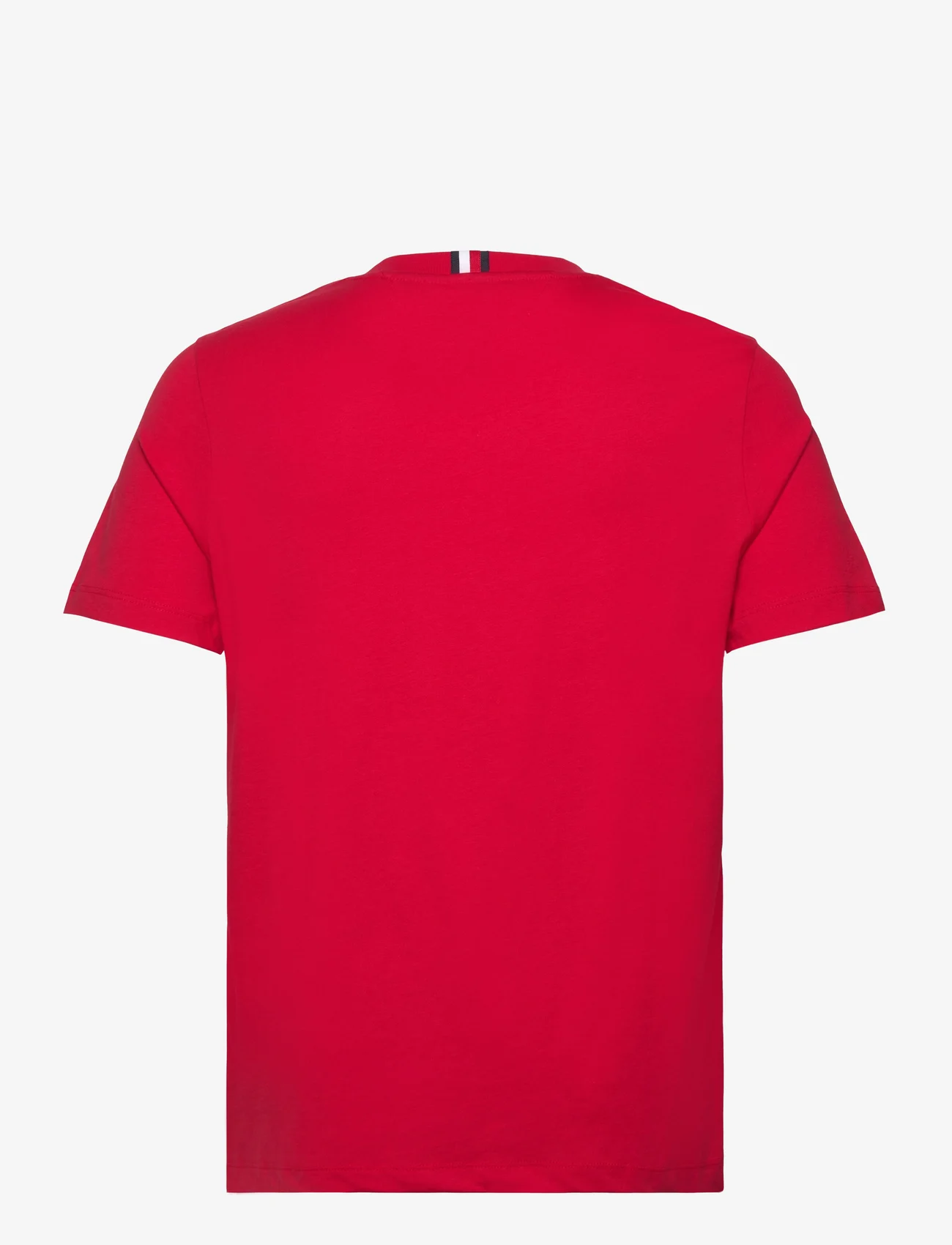 Tommy Hilfiger - MONOGRAM IMD TEE - basic t-shirts - primary red - 1