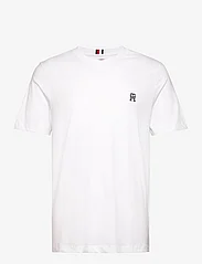 Tommy Hilfiger - MONOGRAM IMD TEE - basic t-shirts - white - 0