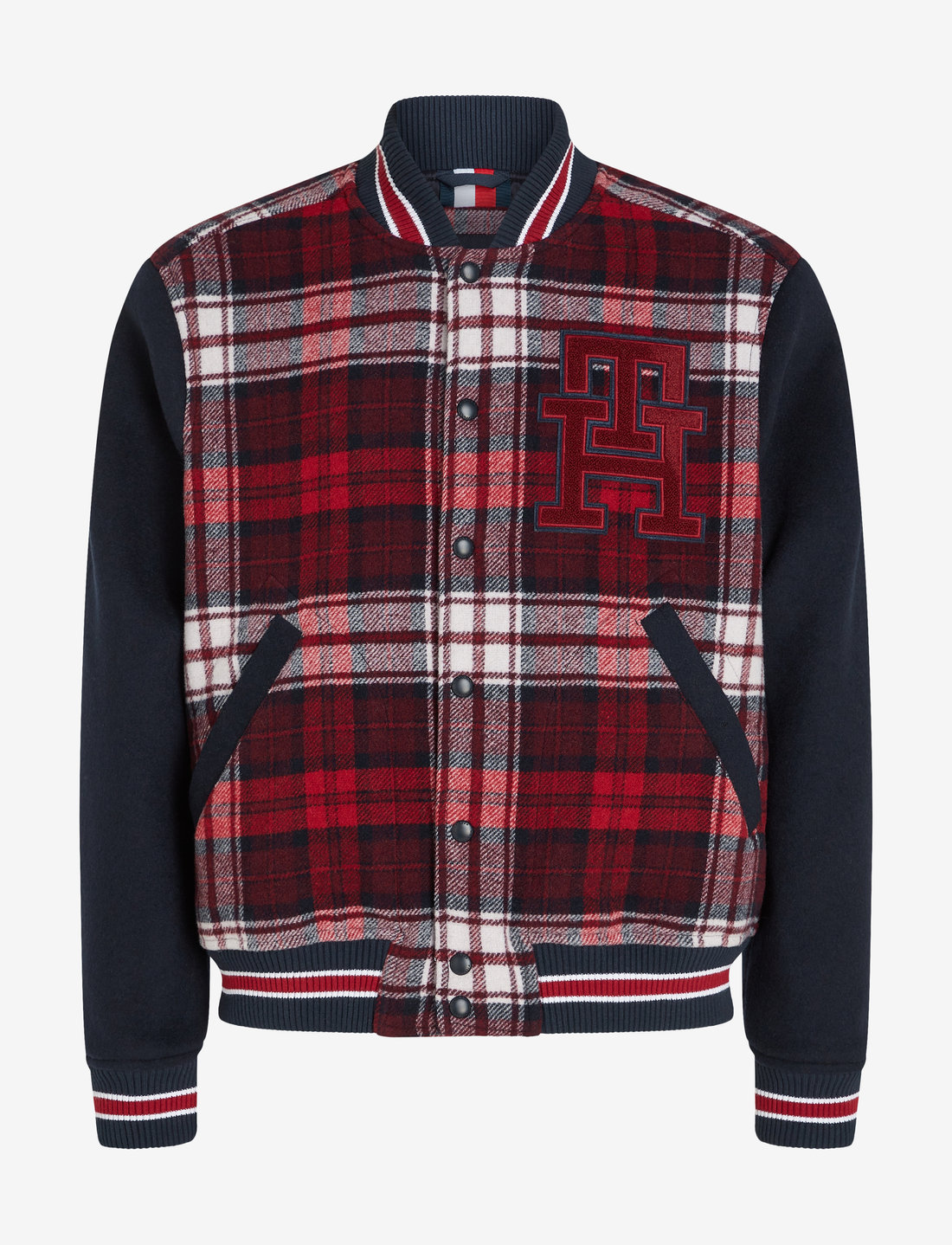 Varsity bomber hot sale jacket tommy hilfiger