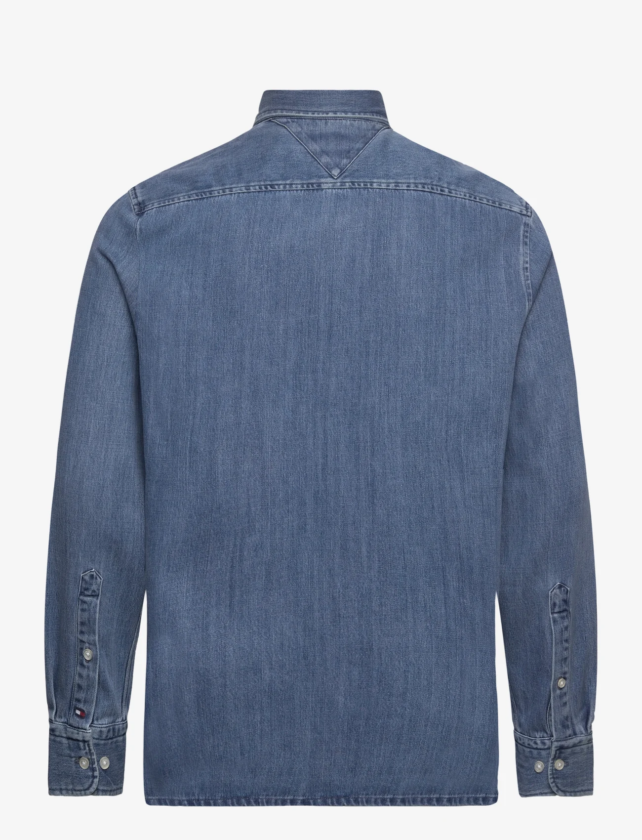 Tommy Hilfiger - DC DENIM RF SHIRT - basic skjortor - medium indigo - 1
