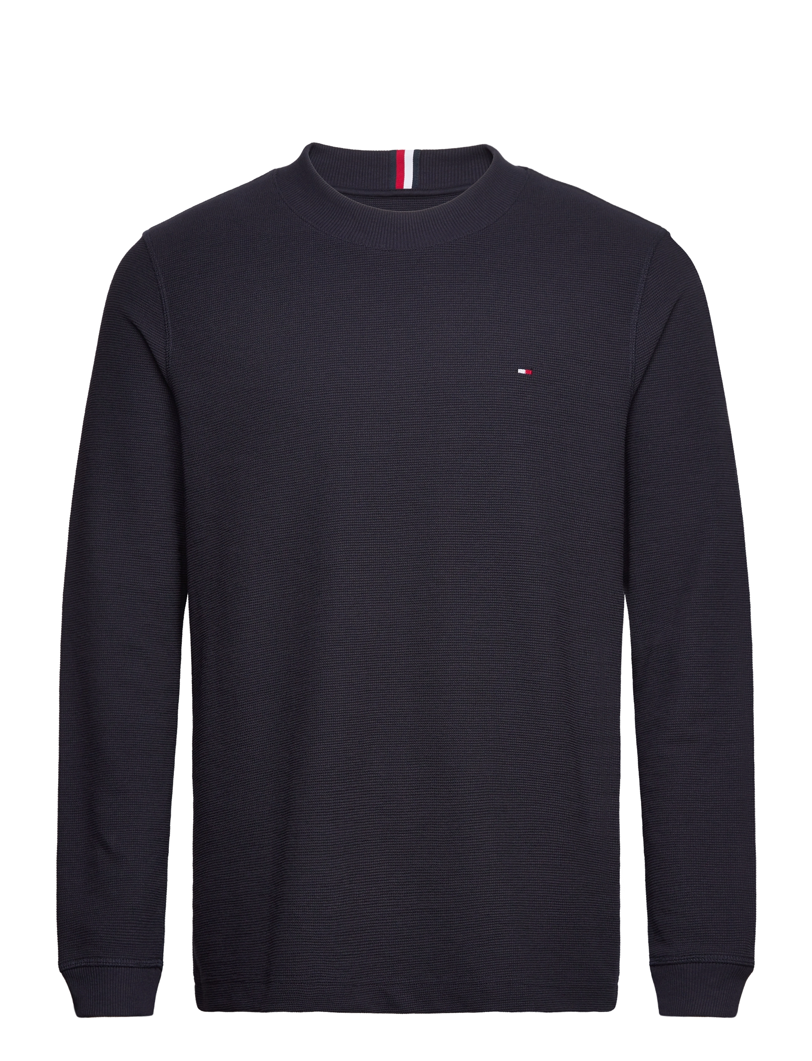 Tommy Hilfiger - TEXTURED LS TEE - navy blue - 1