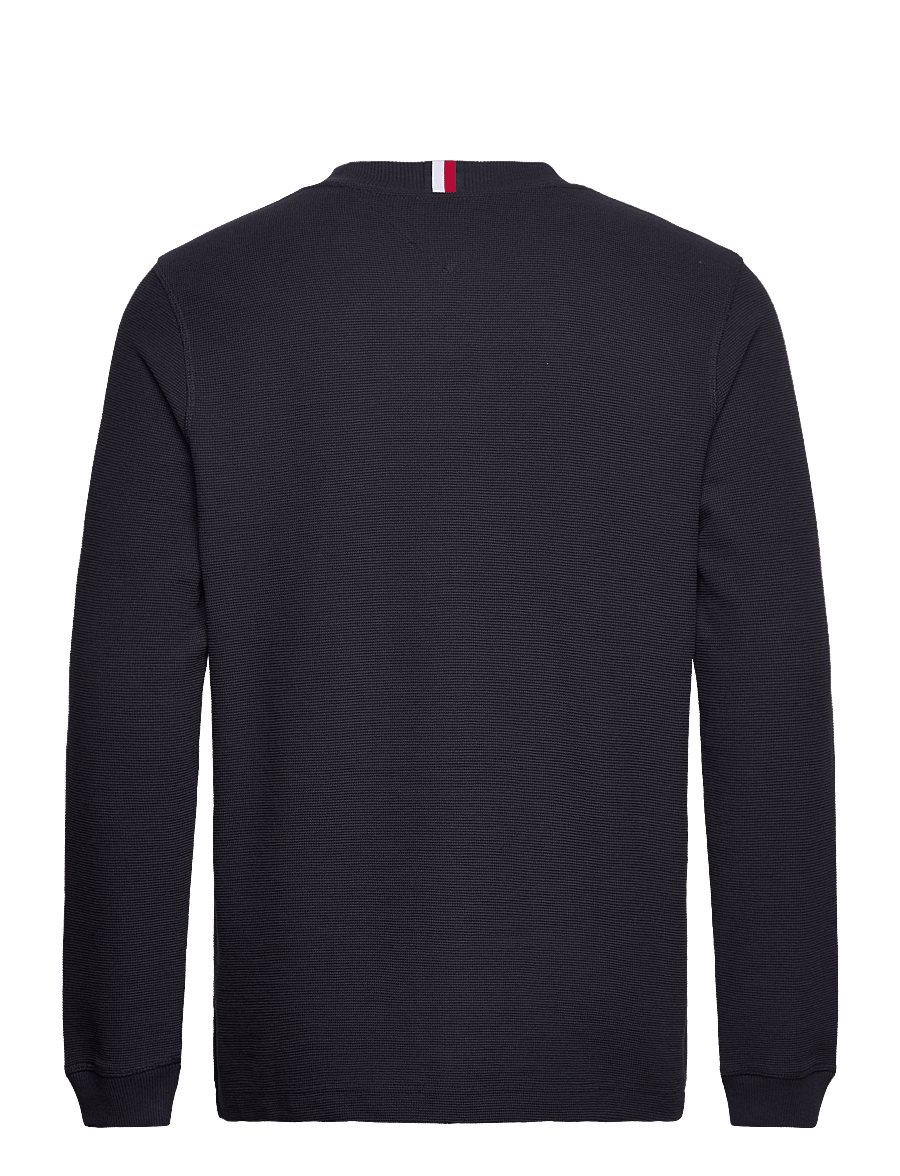 Tommy Hilfiger - TEXTURED LS TEE - navy blue - 2