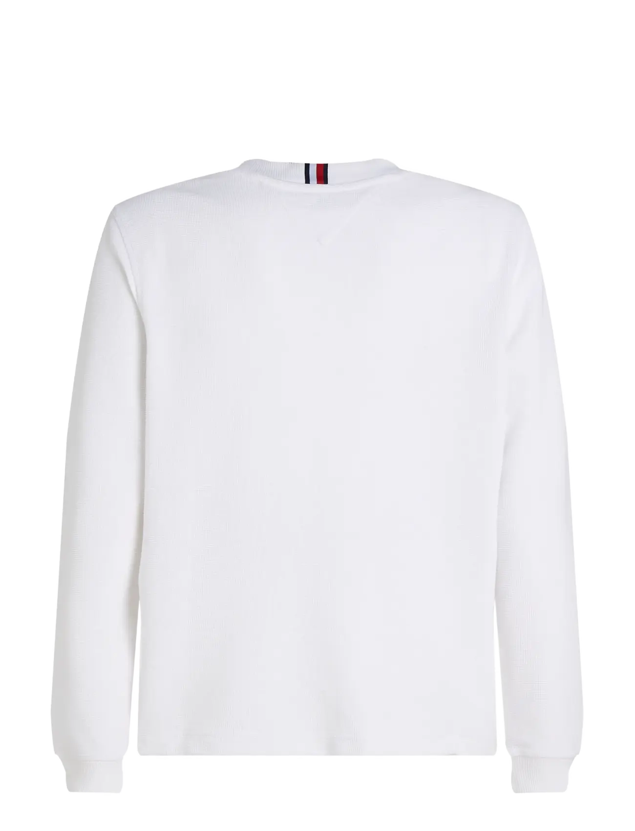 Tommy Hilfiger - TEXTURED LS TEE - long-sleeved t-shirts - white - 2