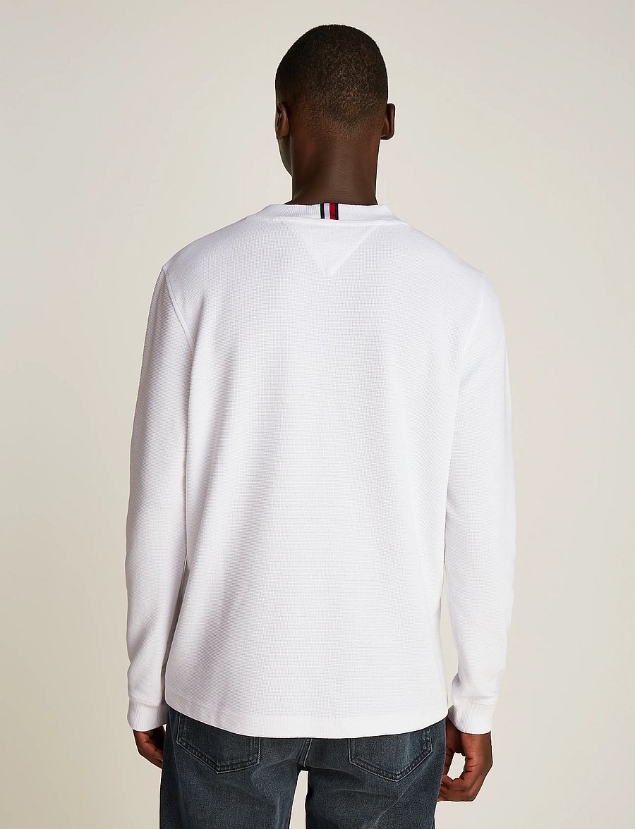 Tommy Hilfiger - TEXTURED LS TEE - white - 3