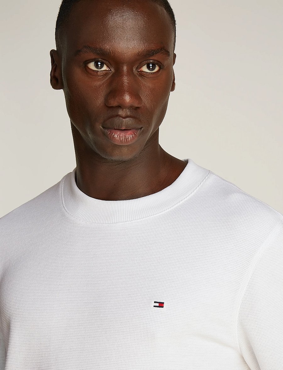 Tommy Hilfiger - TEXTURED LS TEE - white - 4