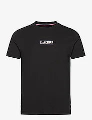 Tommy Hilfiger - SMALL HILFIGER TEE - basic t-shirts - black - 0