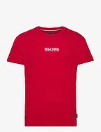 SMALL HILFIGER TEE - PRIMARY RED