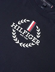 Tommy Hilfiger - GLOBAL STRIPE WREATH TEE - kortärmade t-shirts - desert sky - 2