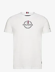 Tommy Hilfiger - GLOBAL STRIPE WREATH TEE - kortärmade t-shirts - white - 0