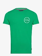 HILFIGER ROUNDLE TEE - OLYMPIC GREEN