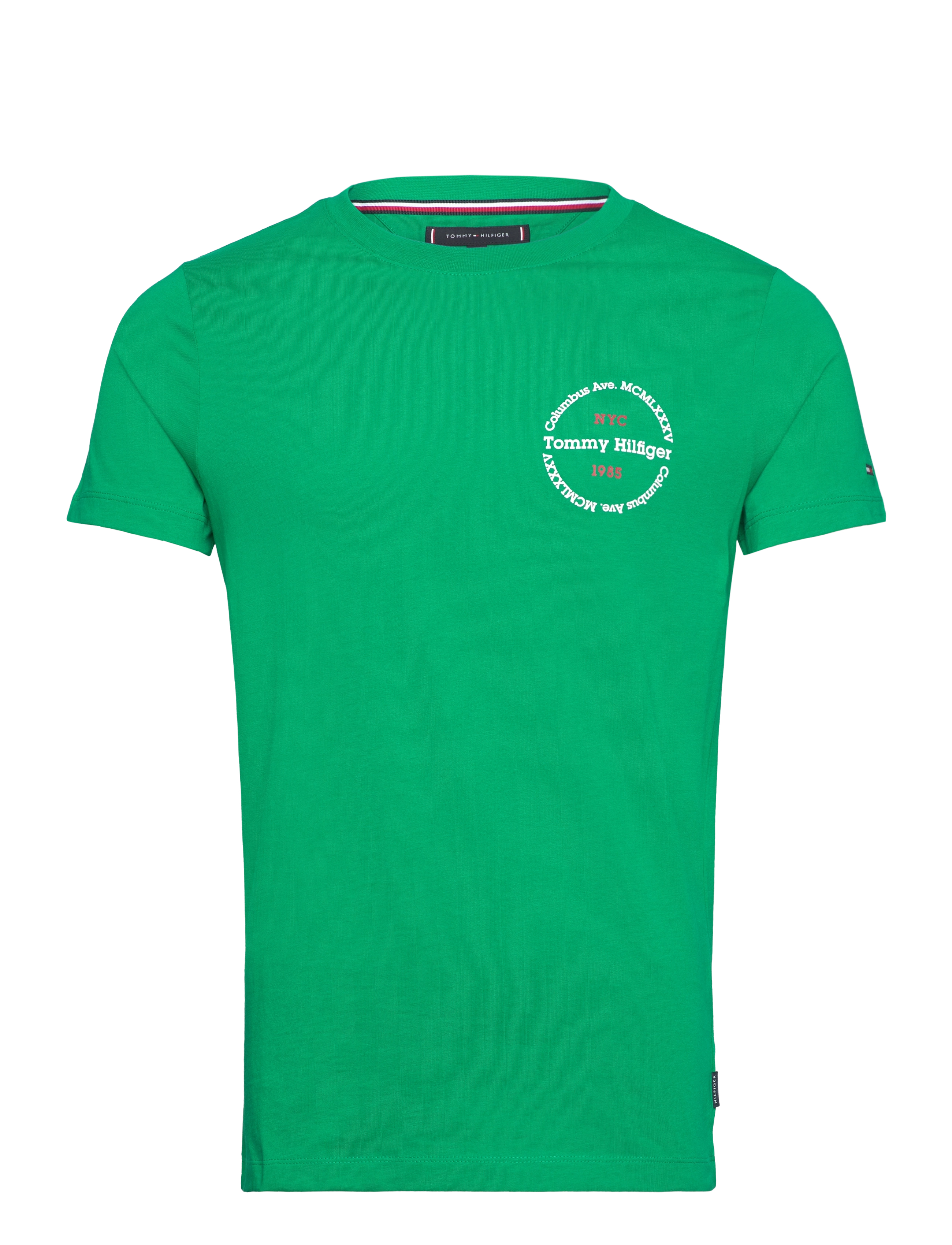 HILFIGER ROUNDLE TEE - OLYMPIC GREEN
