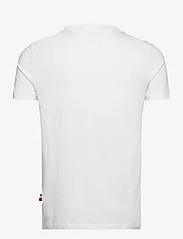 Tommy Hilfiger - HILFIGER ROUNDLE TEE - basic t-shirts - white - 1