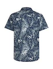 Tommy Hilfiger - W-DIFFUSED FOLIAGE PRT SHIRT S/S - short-sleeved shirts - basic navy / multi - 4