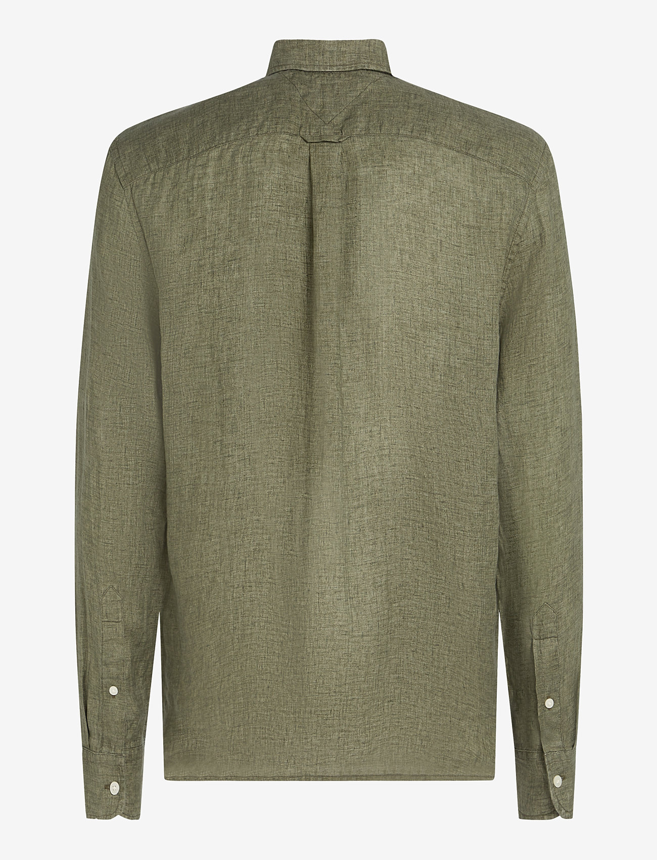 Tommy Hilfiger - PIGMENT DYED LI SOLID RF SHIRT - basic skjortor - battle green - 2