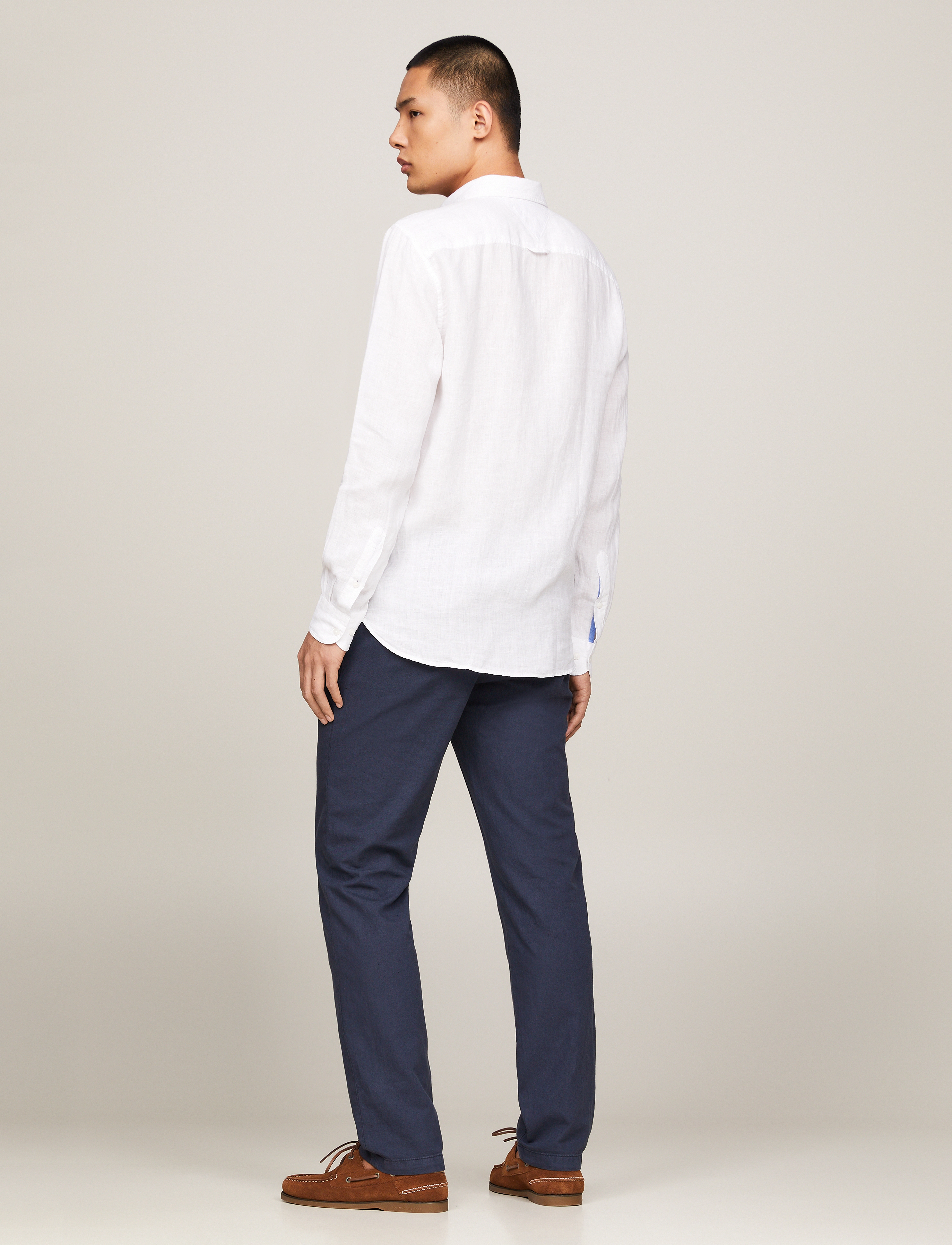 Tommy Hilfiger - PIGMENT DYED LI SOLID RF SHIRT - optic white - 3