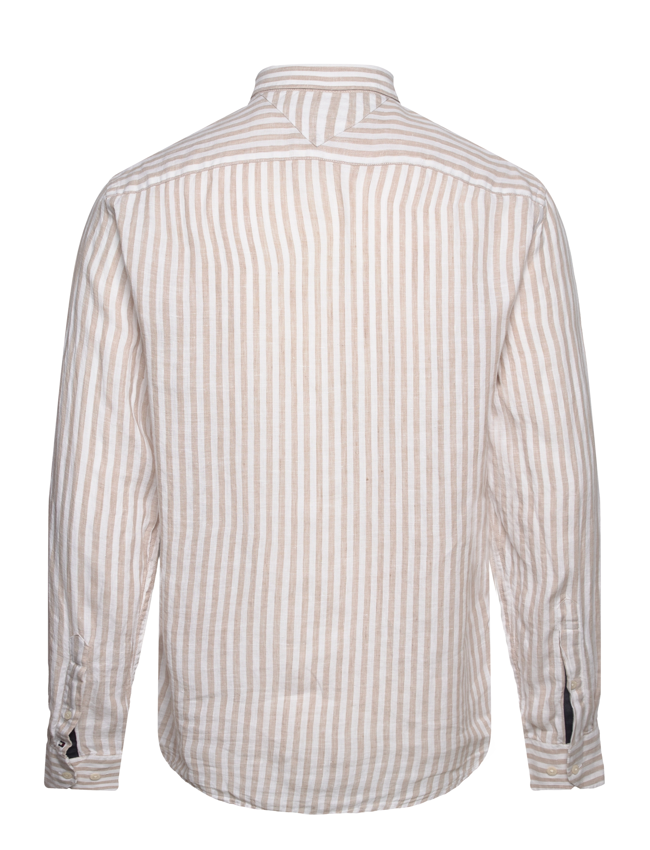Tommy Hilfiger - DC BOLD LINEN STRIPE SHIRT - beige / optic white - 2
