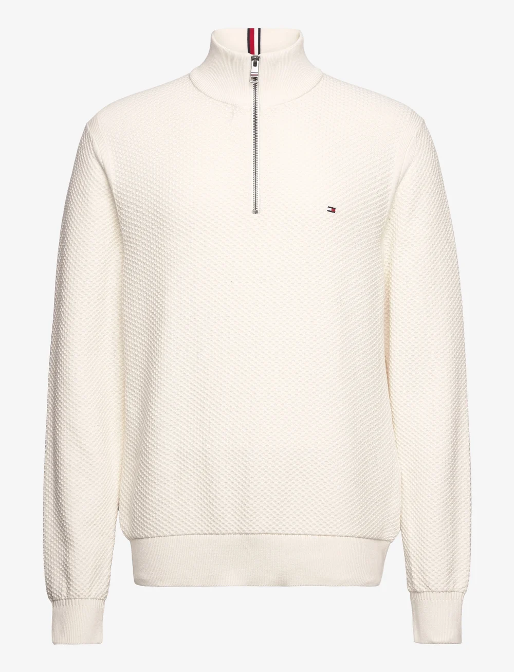 Tommy hilfiger structured zip jumper best sale