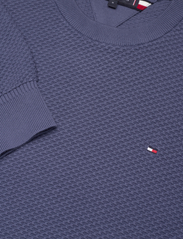 Tommy Hilfiger - OVAL STRUCTURE CREW NECK - megztiniai su apvalios formos apykakle - faded indigo - 2