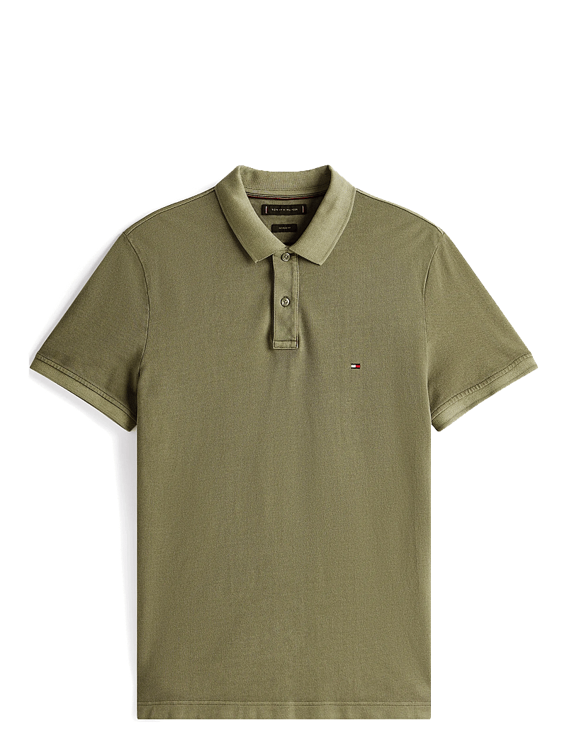 Tommy Hilfiger - GARMENT DYE REG POLO - kortärmade pikéer - battle green - 1