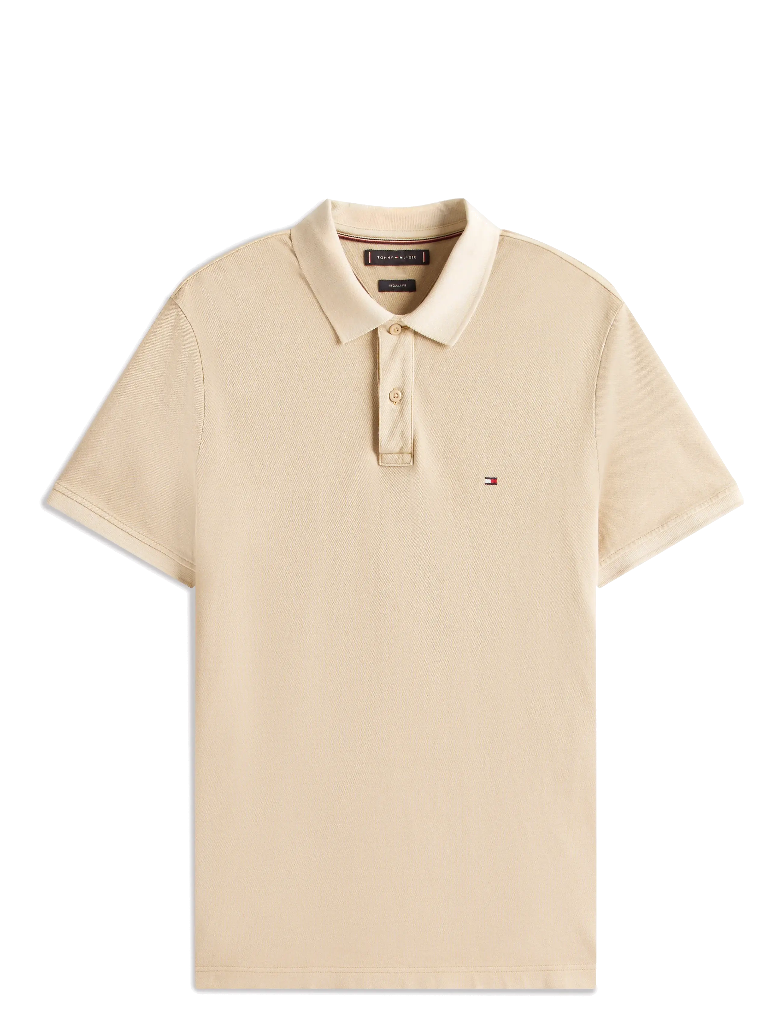 GARMENT DYE REG POLO - SANDALWOOD