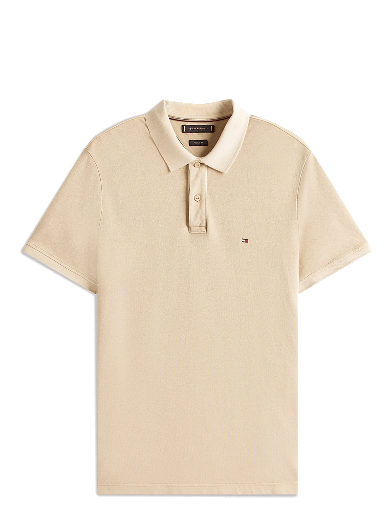 Tommy Hilfiger - GARMENT DYE REG POLO - kortærmede poloer - sandalwood - 1