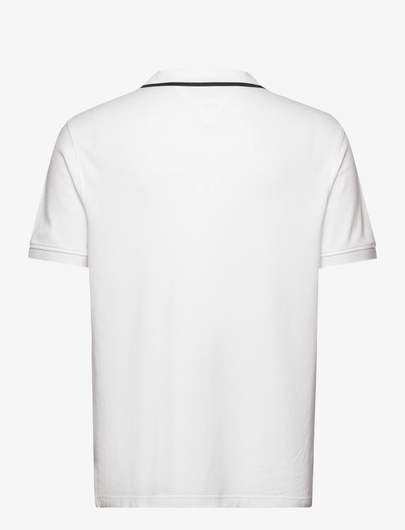 Tommy Hilfiger - RWB TIPPED V COLLAR REG POLO - polo marškinėliai trumpomis rankovėmis - white - 1