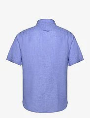 Tommy Hilfiger - PIGMENT DYED LINEN RF SHIRT S/S - kortærmede skjorter - blue spell - 1