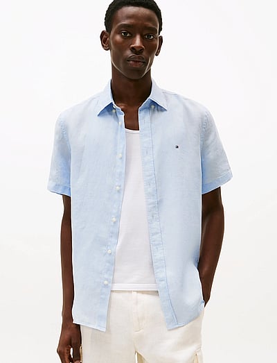 Pigment Dyed Linen Rf Shirt S/S - KortæRmede