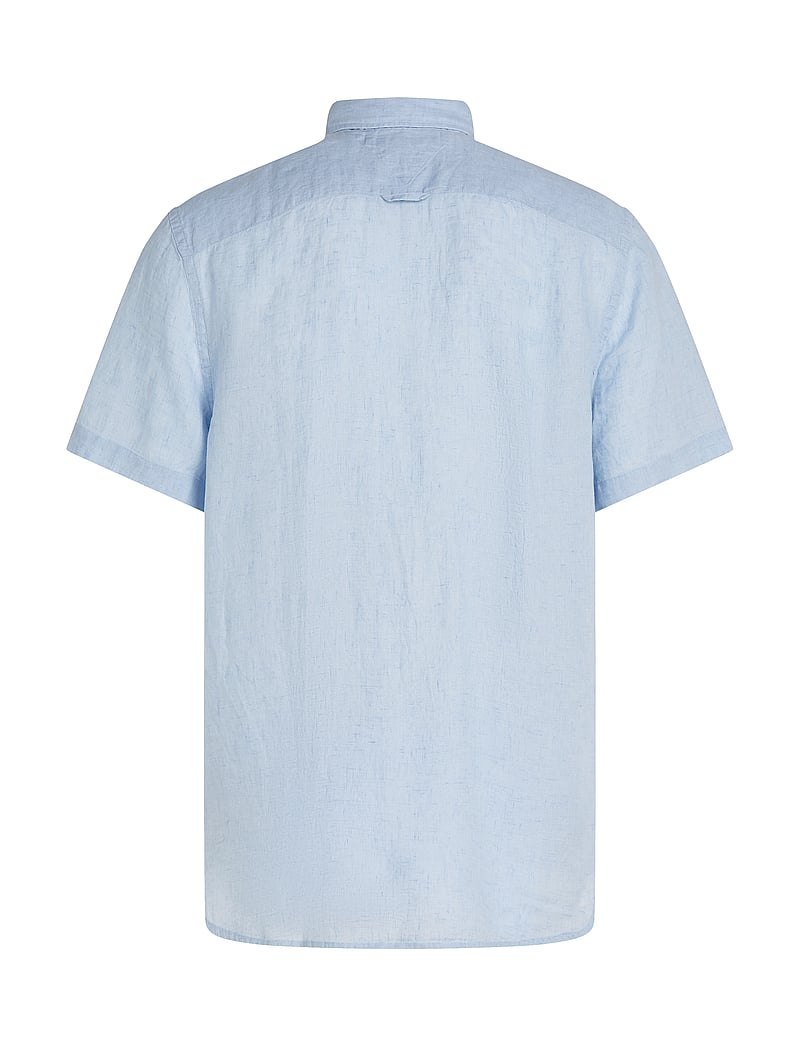 Tommy Hilfiger - PIGMENT DYED LINEN RF SHIRT S/S - basic-hemden - breezy blue - 5