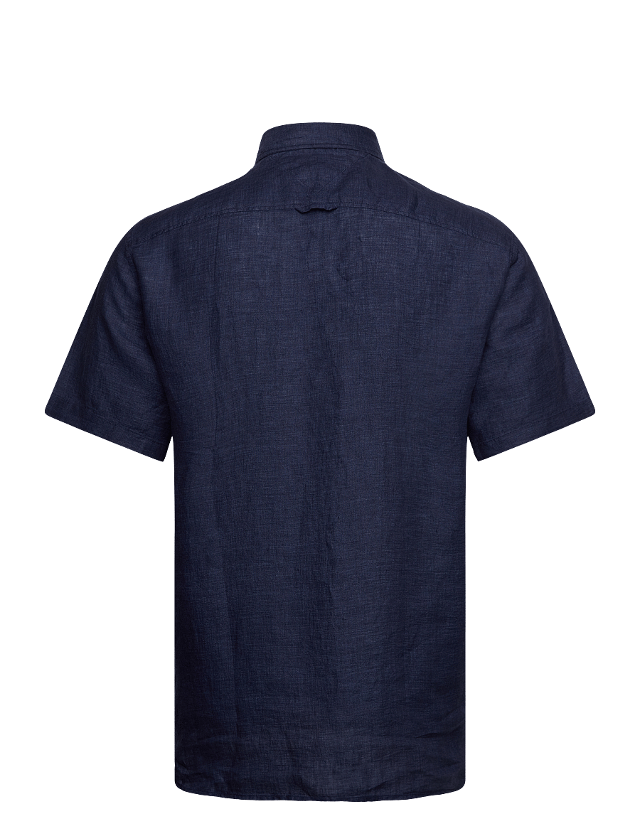 Tommy Hilfiger - PIGMENT DYED LINEN RF SHIRT S/S - leinenhemden - carbon navy - 2